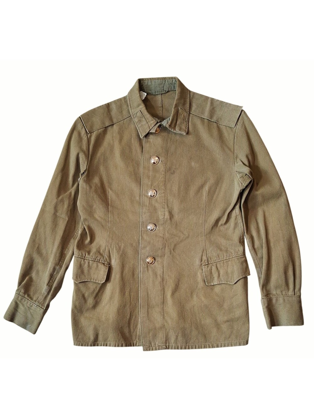 Soviet Military Uniform Jacket Officer Sz M Distressed USSR